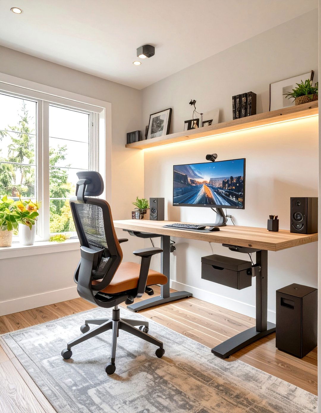 The Ergonomic Priority Home Office - 30 home office organization ideas