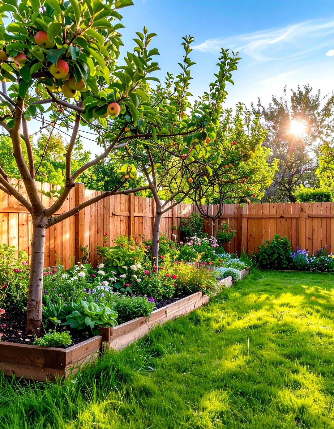 The Espalier Fruit Tree Fence Garden - 30 fence garden ideas