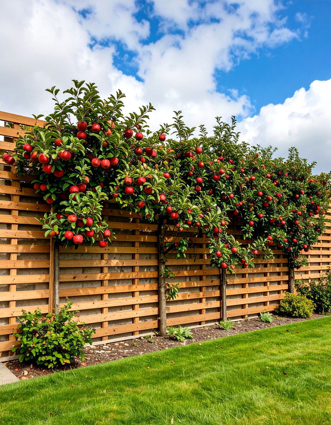 The Espalier Fruit Tree Garden Wall - 30 garden wall ideas