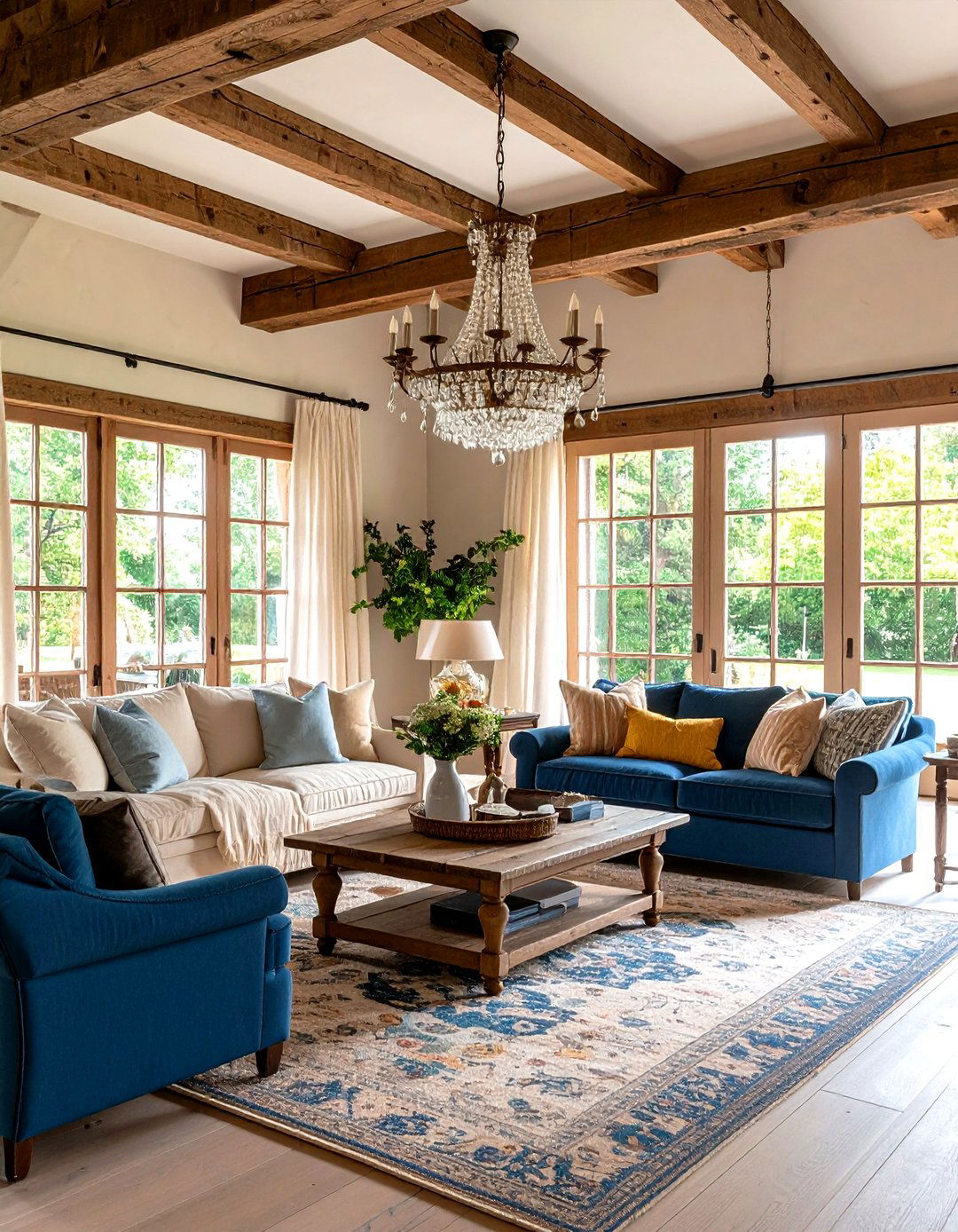 The European Country Farmhouse Living Room - 30 farmhouse country living room ideas
