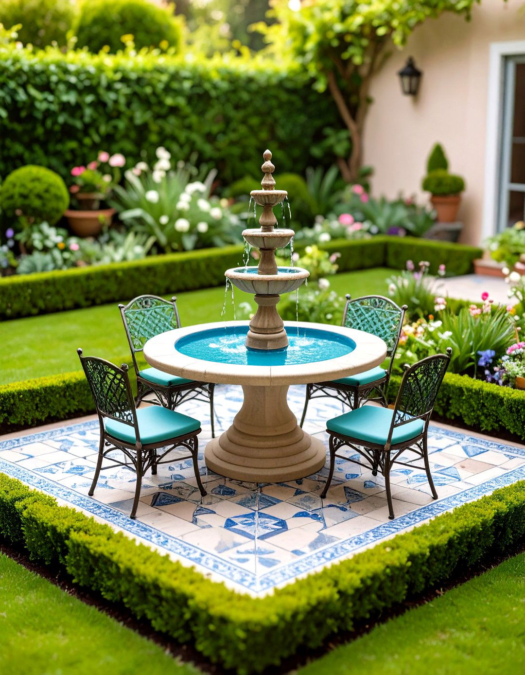 The European Courtyard Fairy Garden - 30 fairy garden ideas landscaping