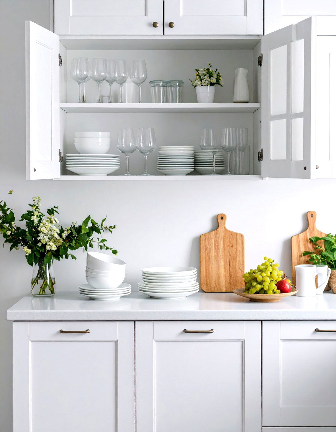 The Everyday Essentials Cabinet - 30 kitchen cabinet organization ideas