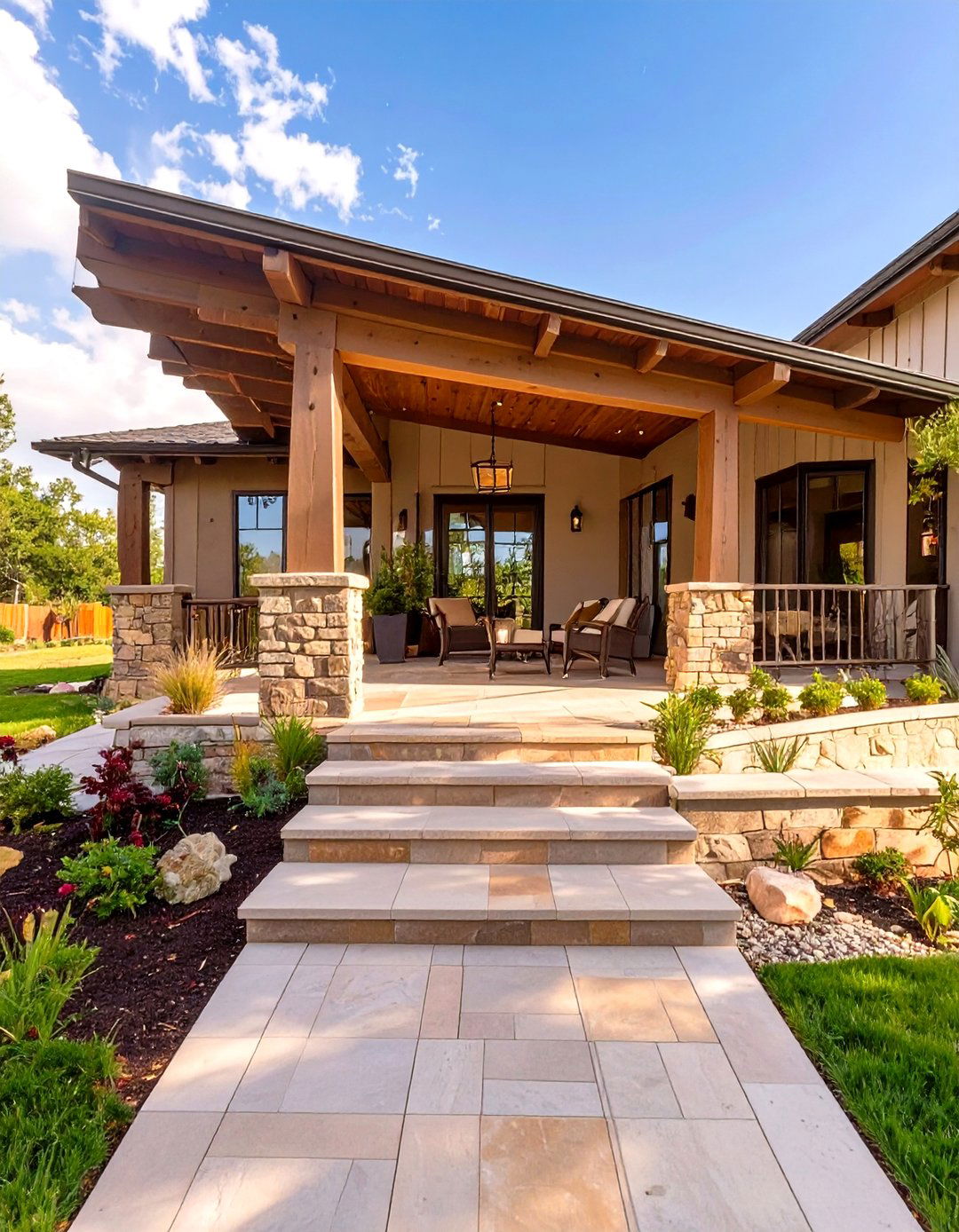 30 Front Porch Ideas for Ranch Style Homes: Before & After - We Love ...