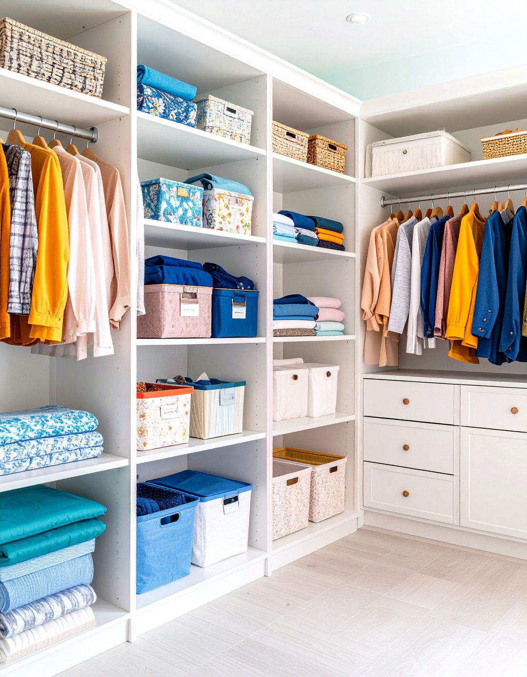 The Fabric Bin Small Closet Organizer - 30 layout small closet design ideas