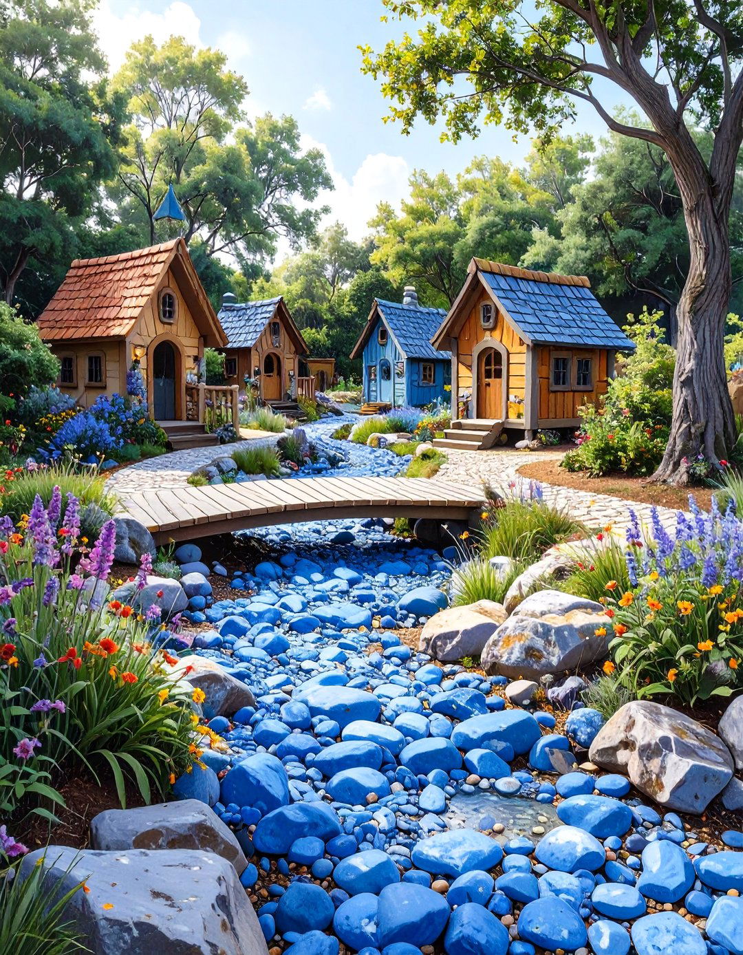 The Fairy Tale Village Playground - 30 backyard playground ideas