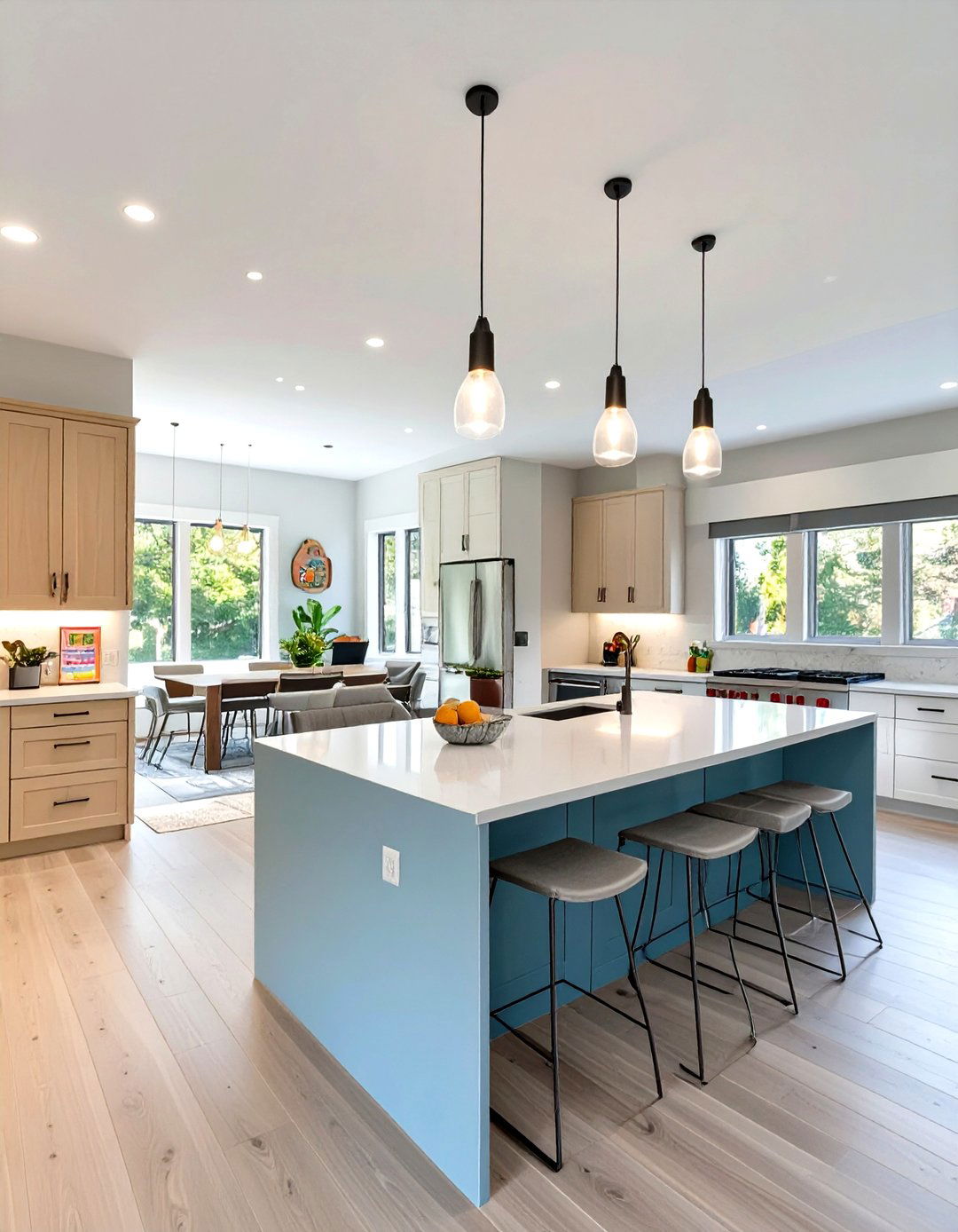 The Family Centric Open Plan Kitchen - 30 chefs kitchen design ideas
