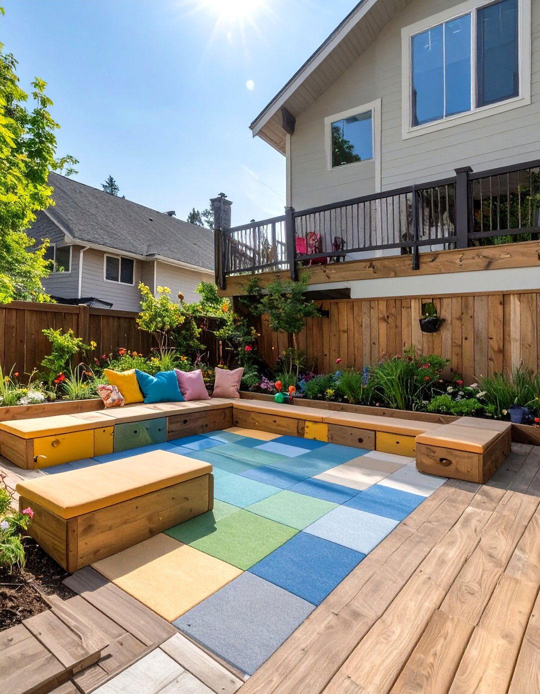 The Family Friendly Backyard Deck - 30 deck ideas for backyard