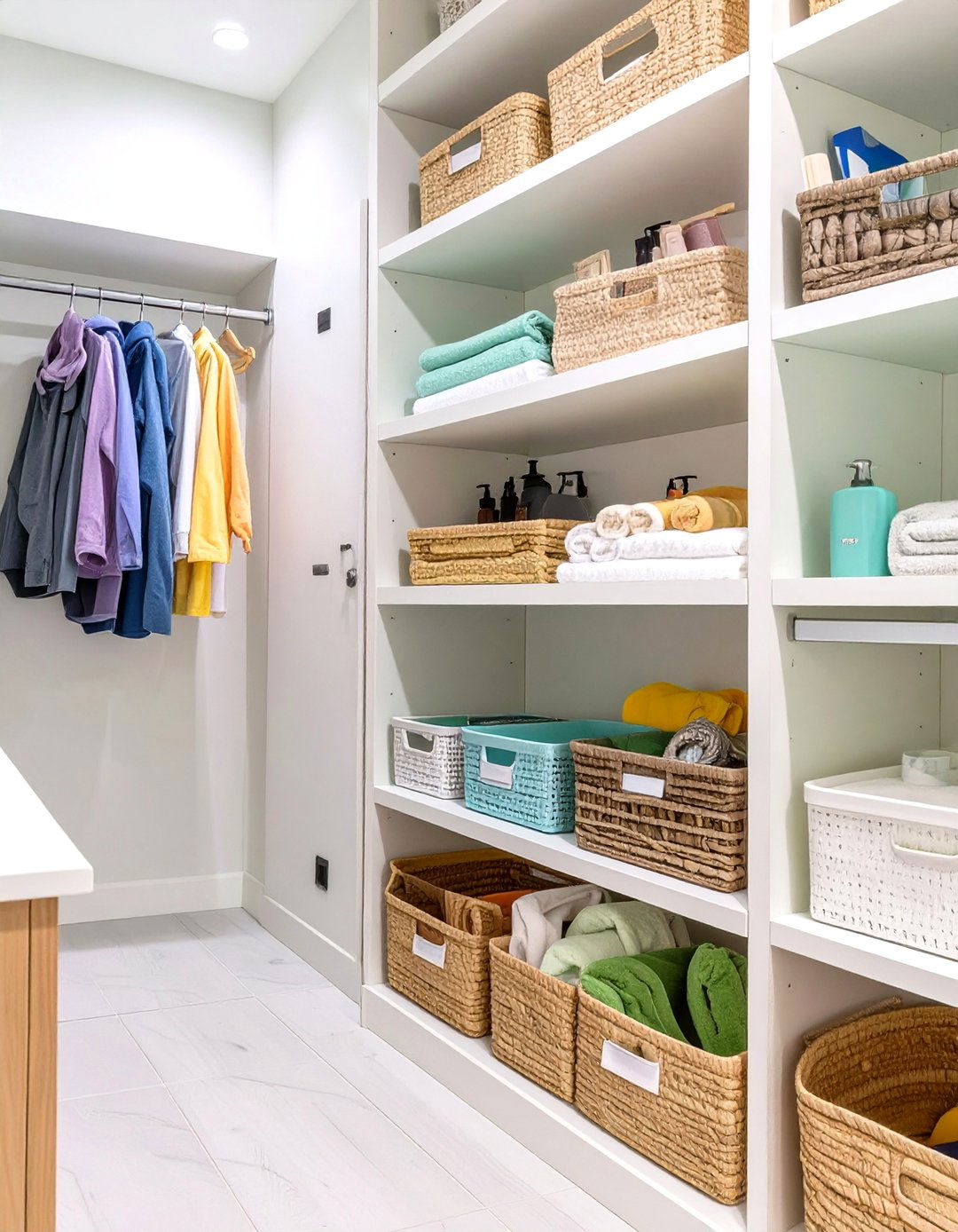 The Family Friendly Bathroom Closet - 30 bathroom closet ideas