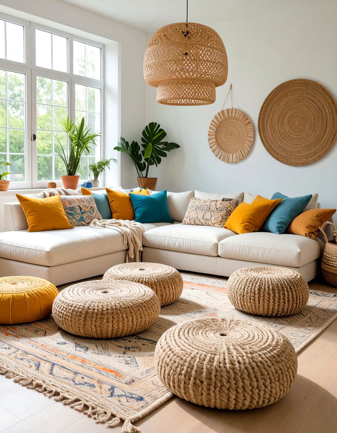 The Family Friendly Boho Living Room - 30 modern bohemian interior design ideas