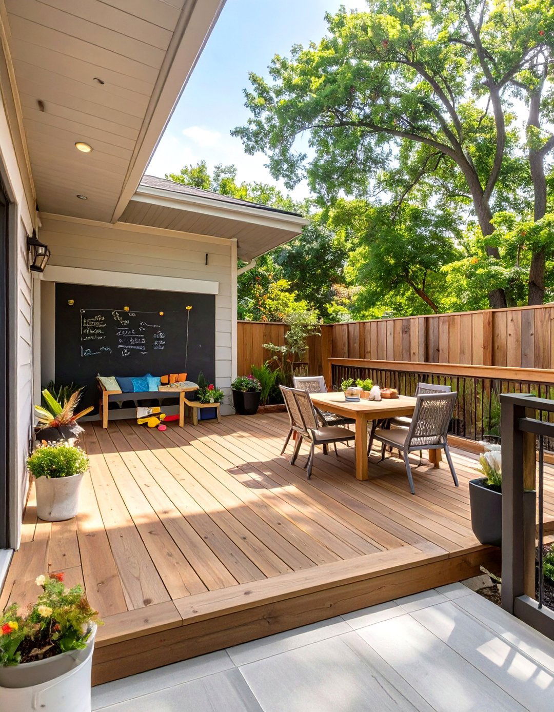 The Family Friendly Deck Layout - 30 deck layout ideas