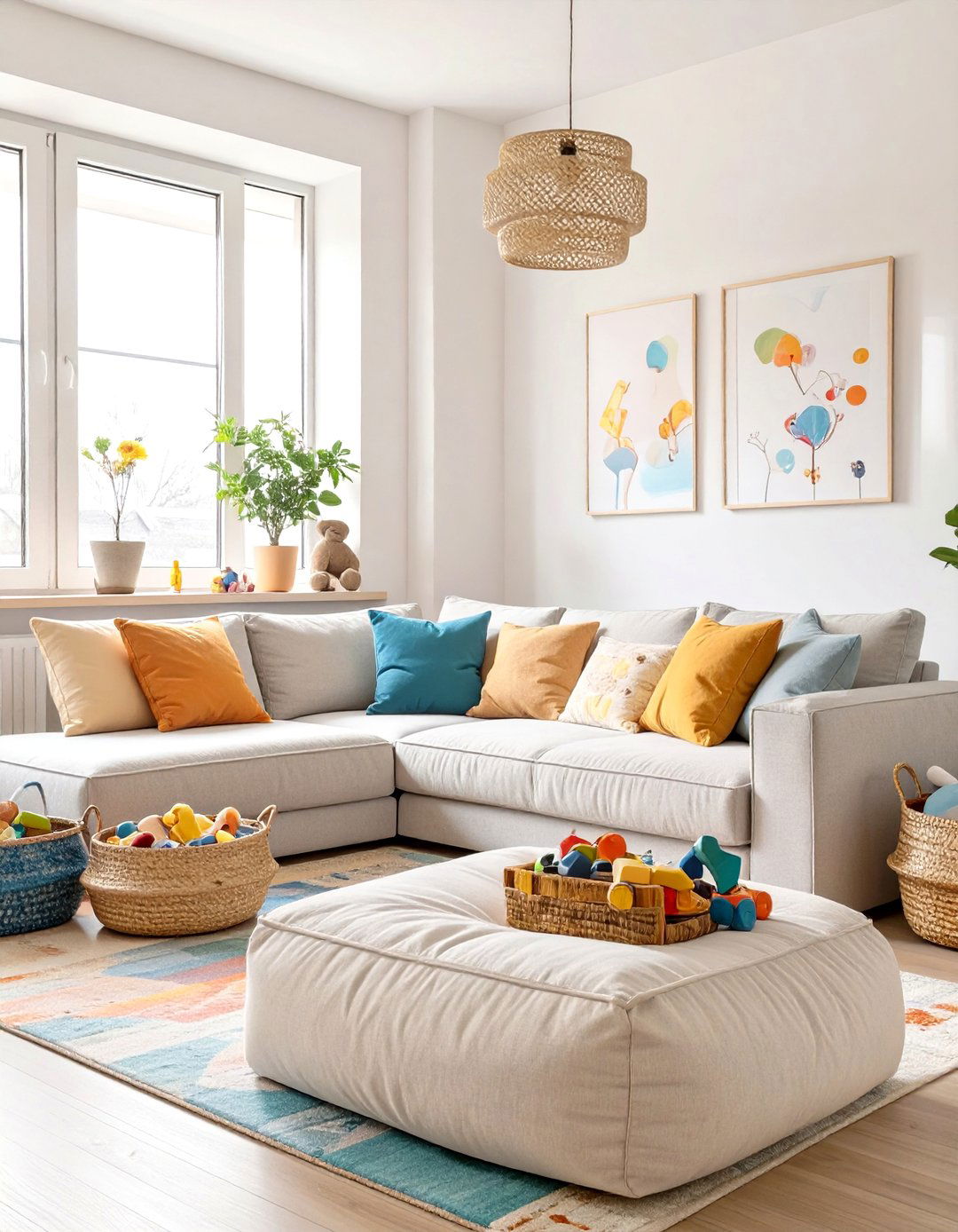 The Family Friendly Durable Living Room - 30 apartment therapy living room ideas