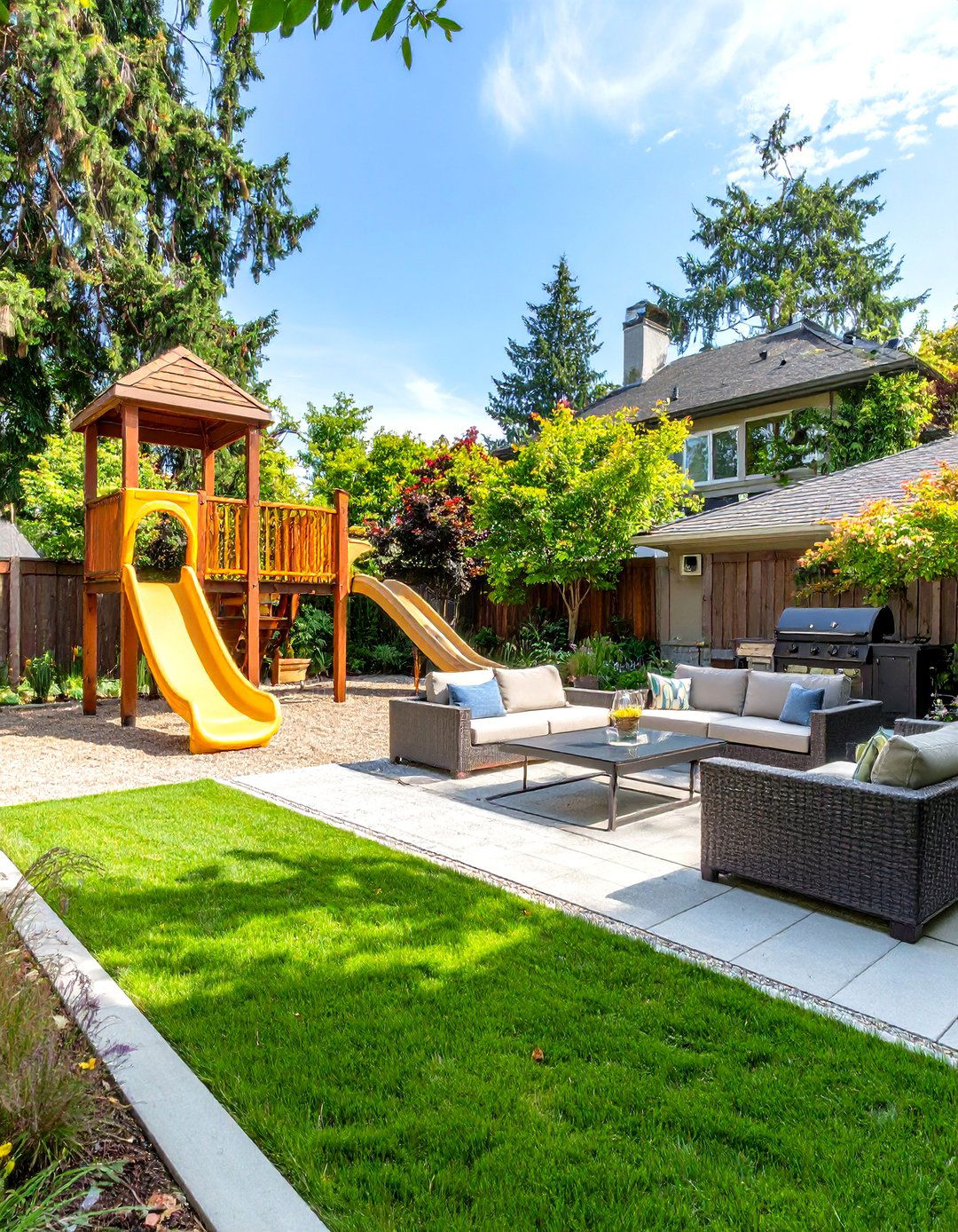 The Family Friendly Fun Zone Backyard - 30 outdoor backyard ideas