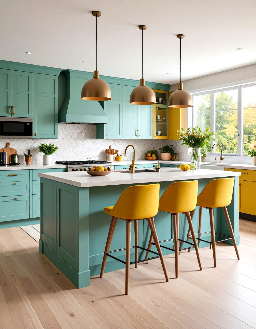 The Family Friendly Integrated Dining Bar - 30 kitchen bar ideas