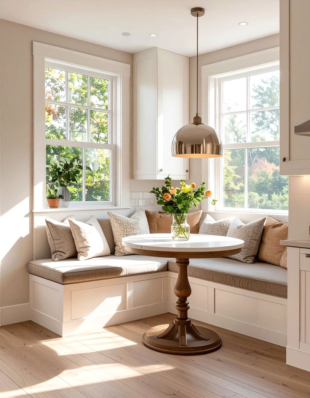 The Family Friendly Kitchen with a Breakfast Nook - 30 how to design a kitchen layout ideas