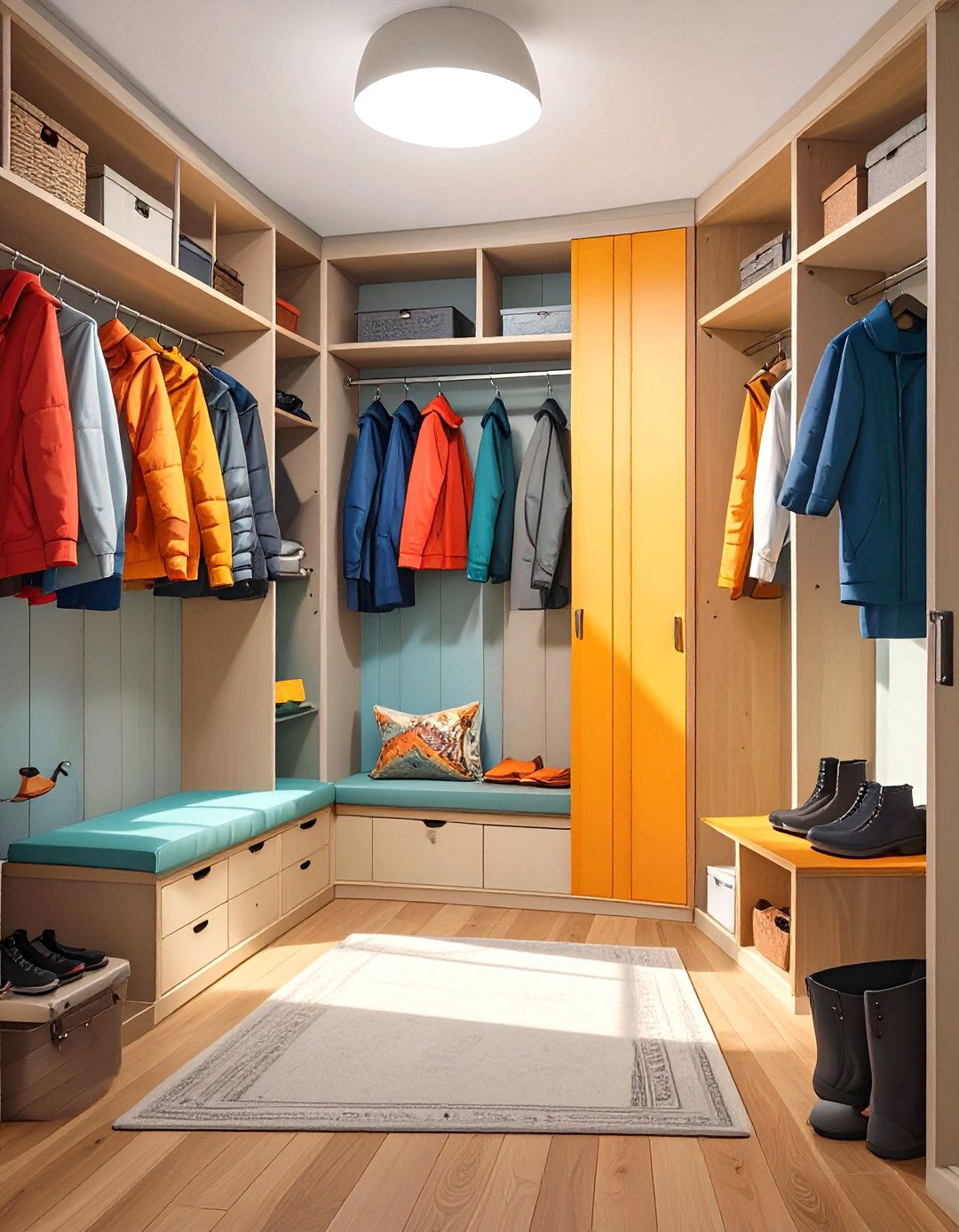 The Family Friendly Mudroom Closet System - 30 closet system ideas