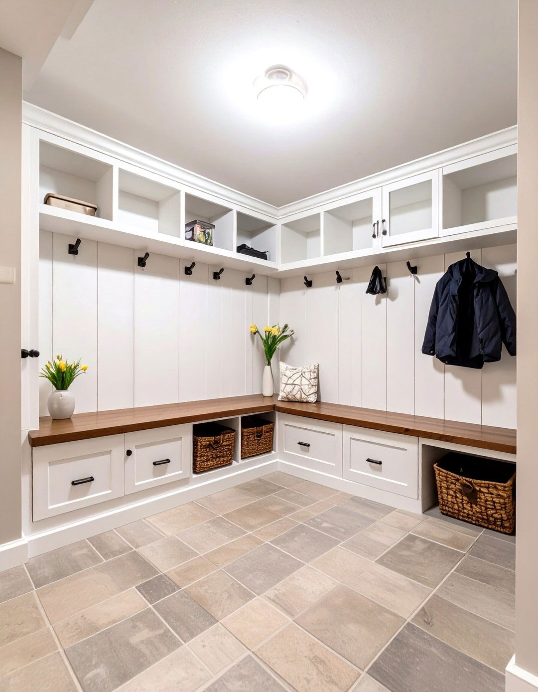 The Family Friendly Mudroom Garage - 30 garage decor ideas
