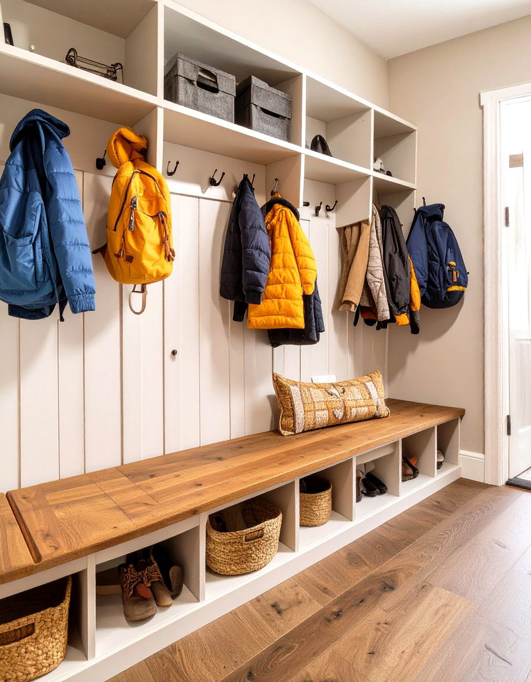 The Family Friendly Mudroom Transition Closet - 30 closet remodel ideas
