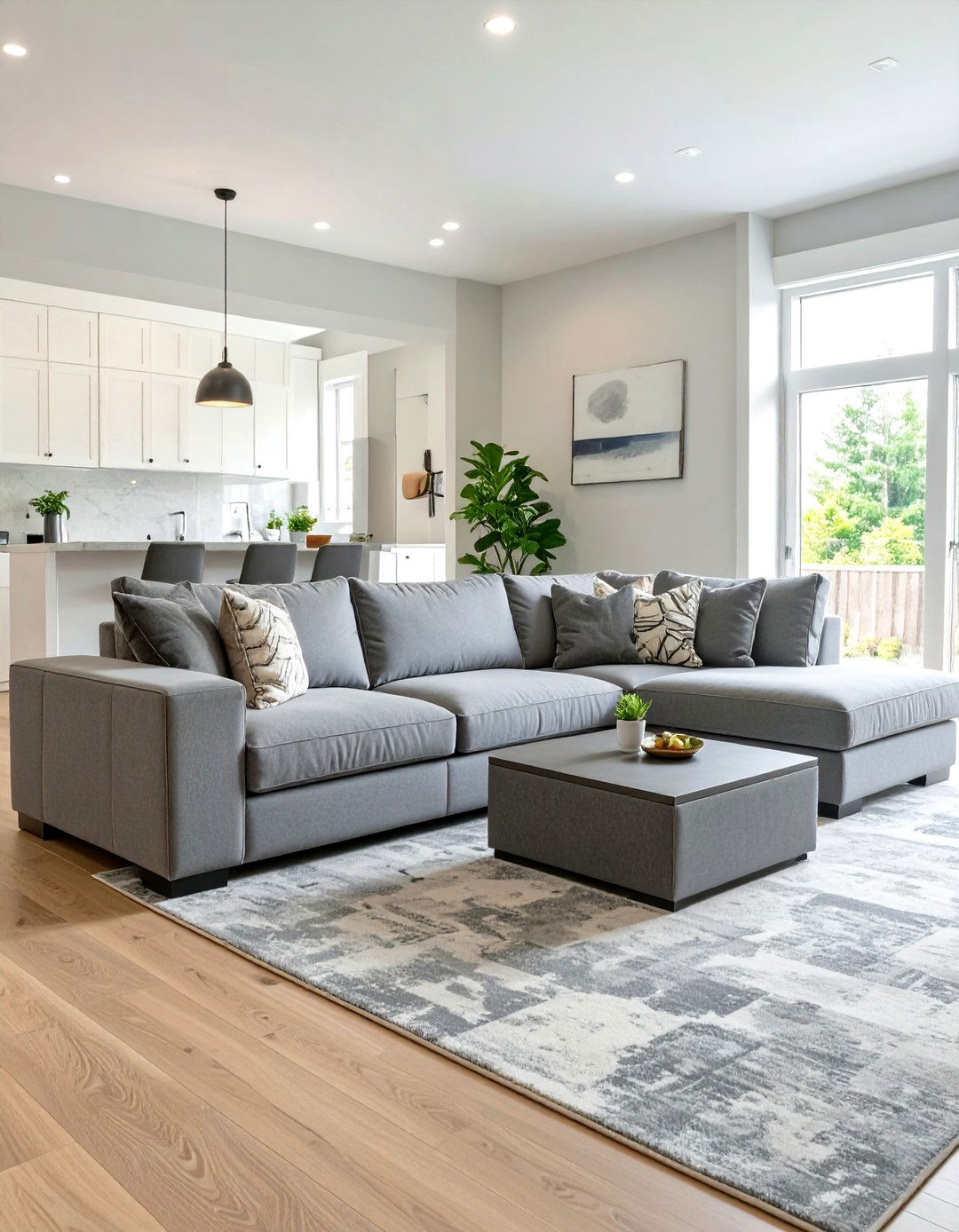 The Family Friendly Performance Fabric - 30 how to design a living room with large furniture ideas