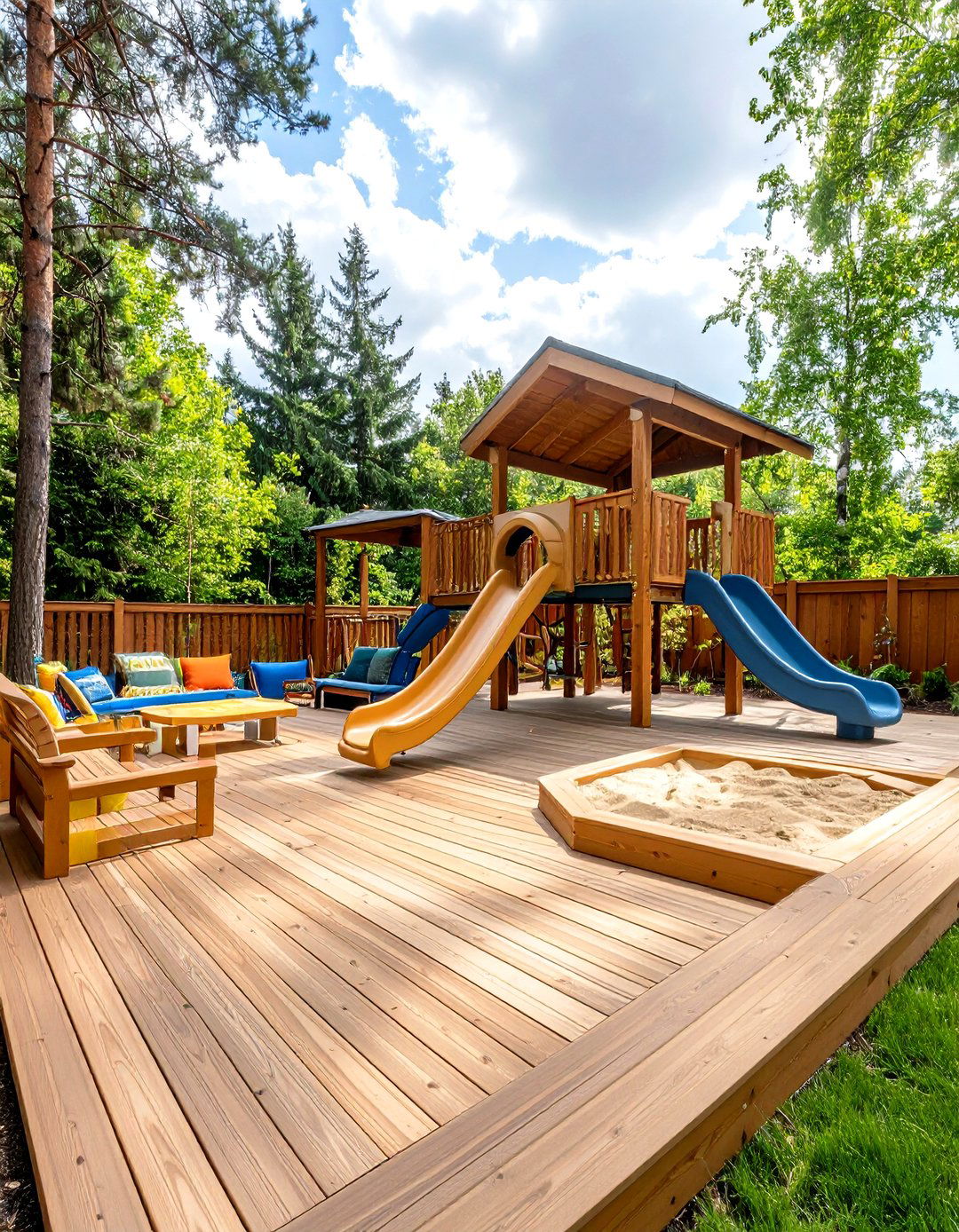 The Family Friendly Play Deck - 30 deck photos ideas