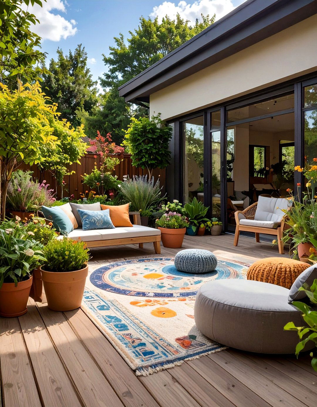 The Family Friendly Play Deck Garden - 30 deck garden ideas