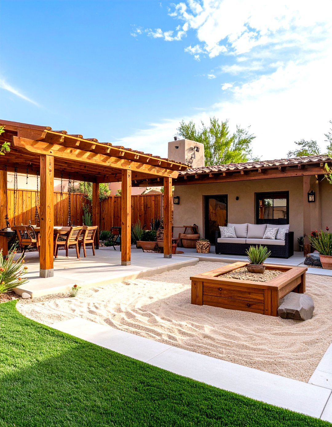 The Family Friendly Play Zone - 30 desert backyard ideas