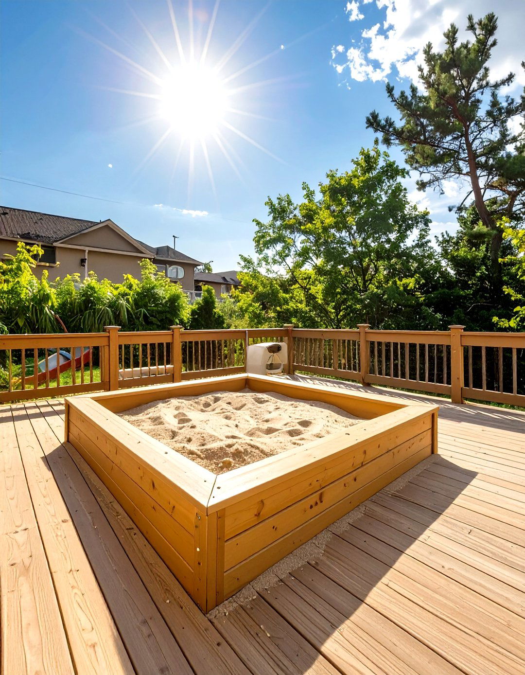 The Family Friendly Play Zone Deck - 30 free deck design software ideas