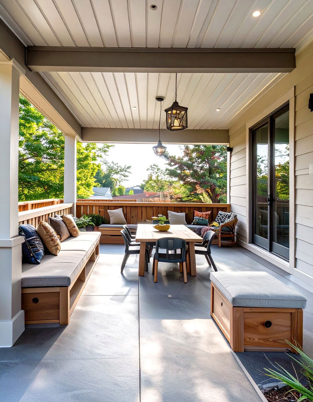 The Family Friendly Play Zone Patio - 30 covered patio ideas attached to house