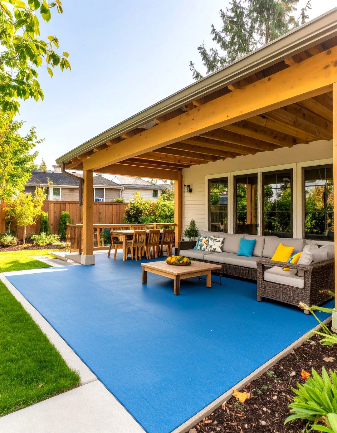 The Family Friendly Play Zone - 30 attached covered patio ideas