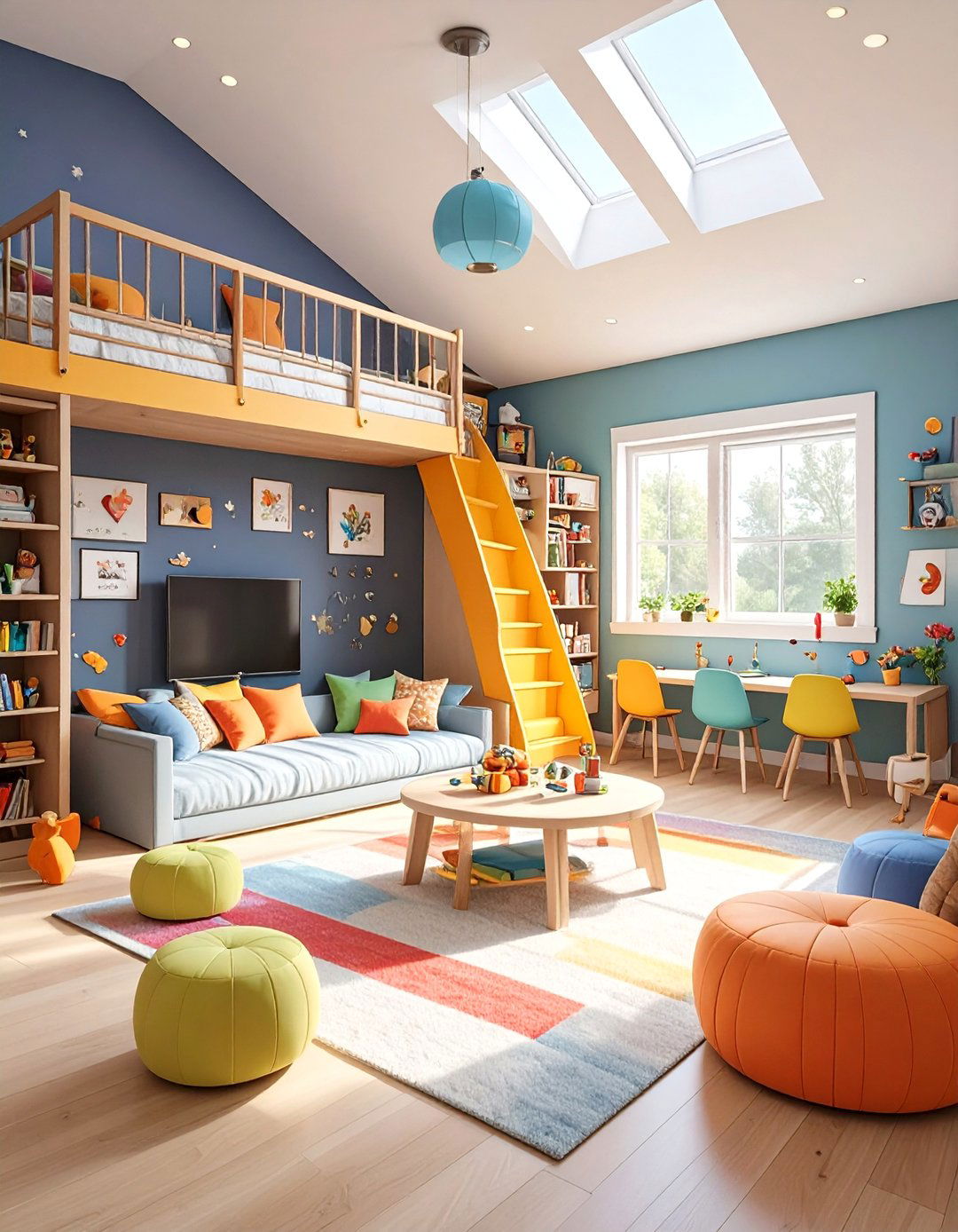 The Family Friendly Playful Basement - 30 basement apartment ideas