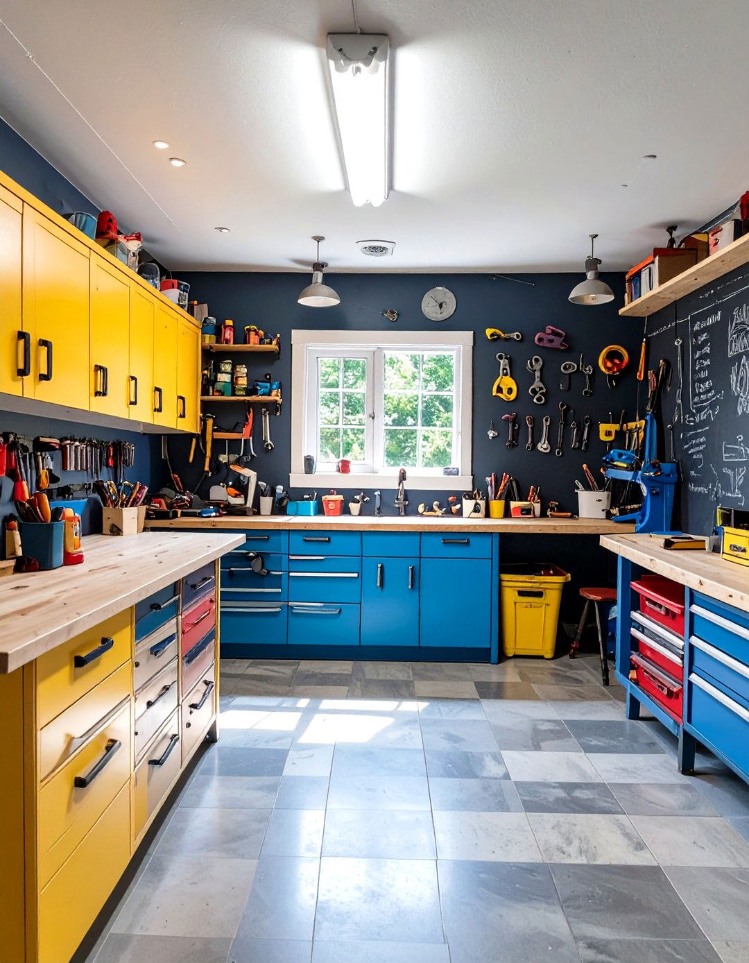 The Family Friendly Project Garage Workshop - 30 garage workshop ideas