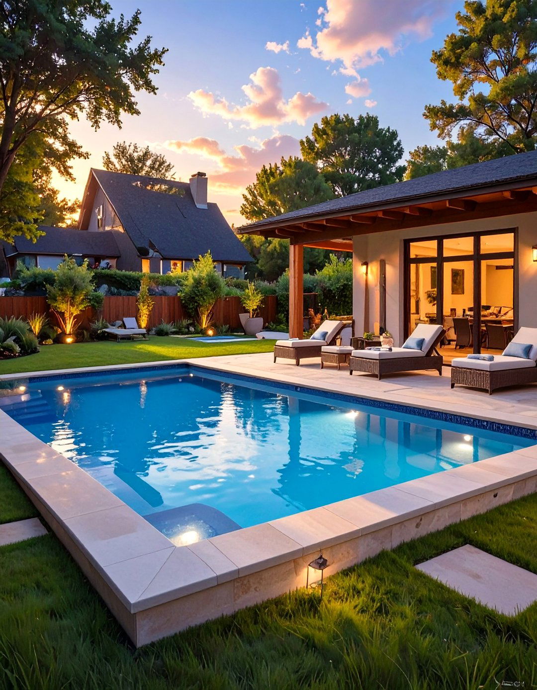 The Family Friendly Swim Spa Zone - 30 above ground swim spa landscaping ideas