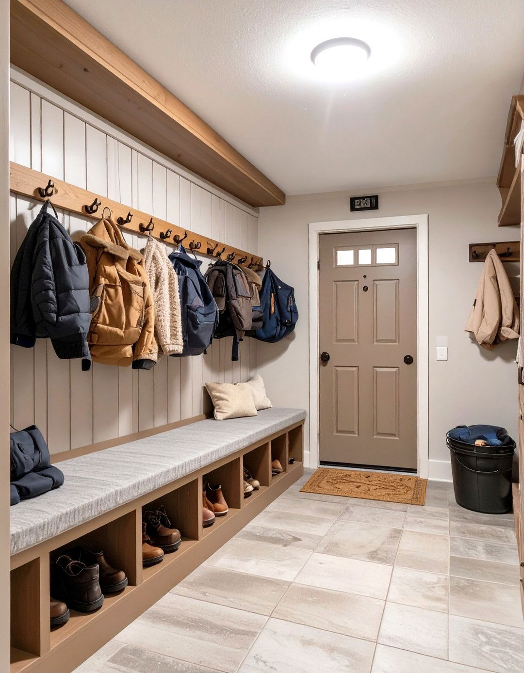 The Family Mudroom Entry Garage - 30 garage interior ideas