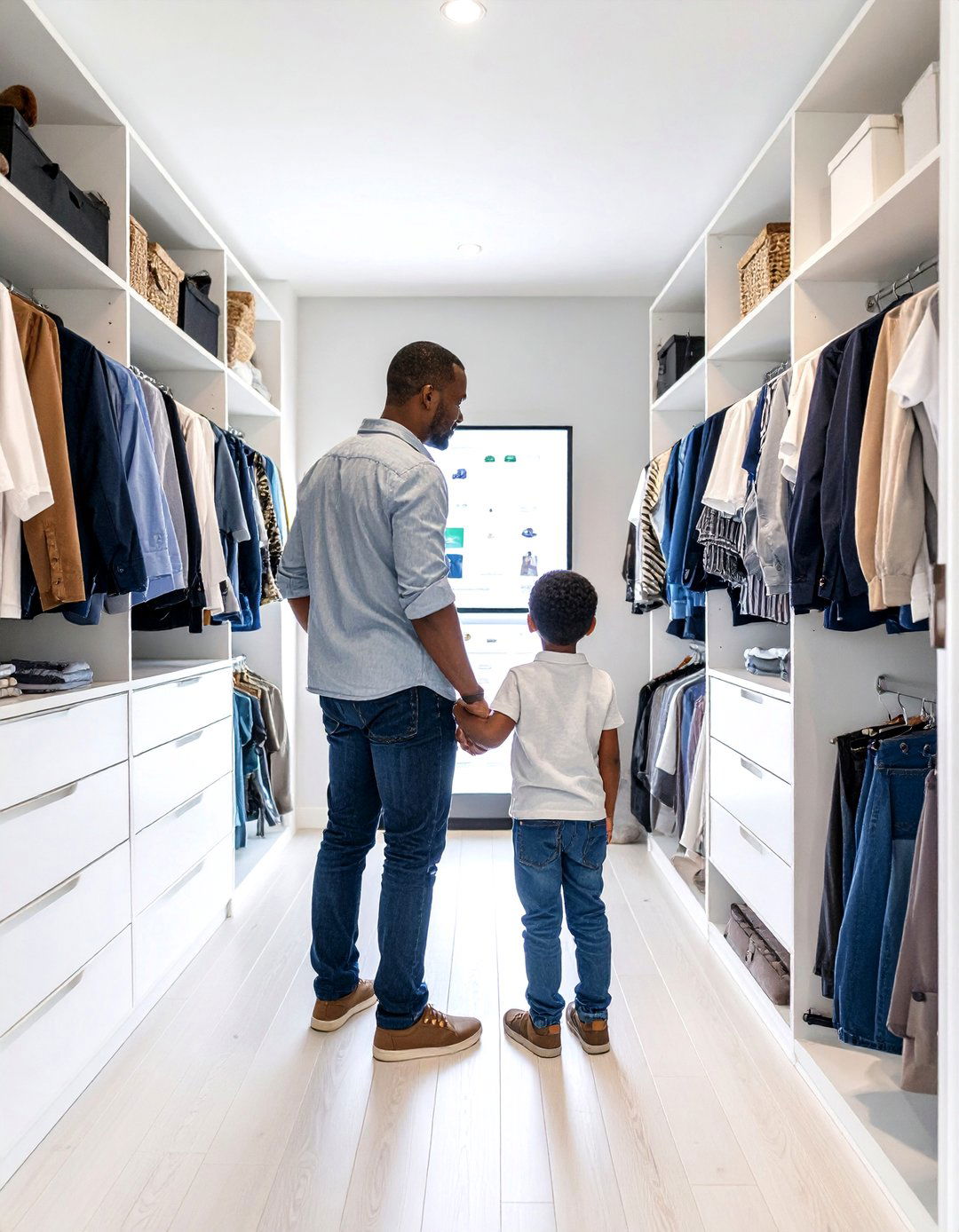 The Family Shared Smart Closet System - 30 ai closet organization ideas