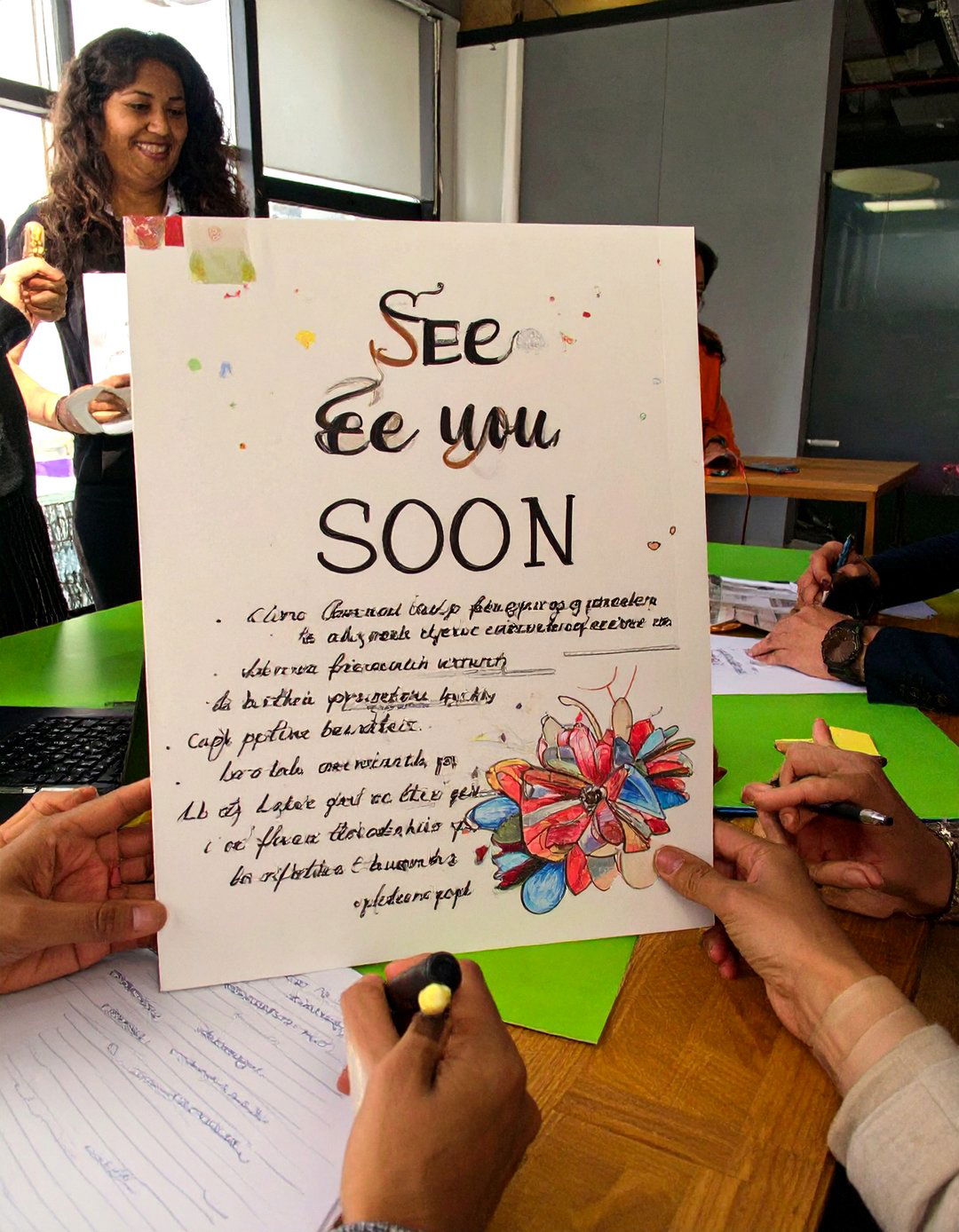 The Farewell See You Soon Card - 30 work baby shower ideas
