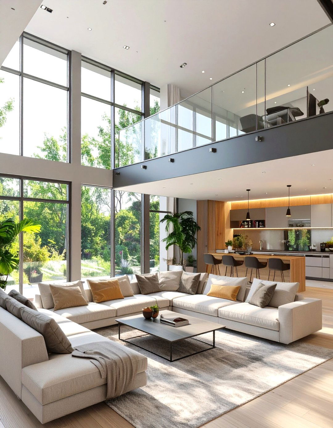 The Farmhouse Chic Living Room - 30 high ceiling living room ideas
