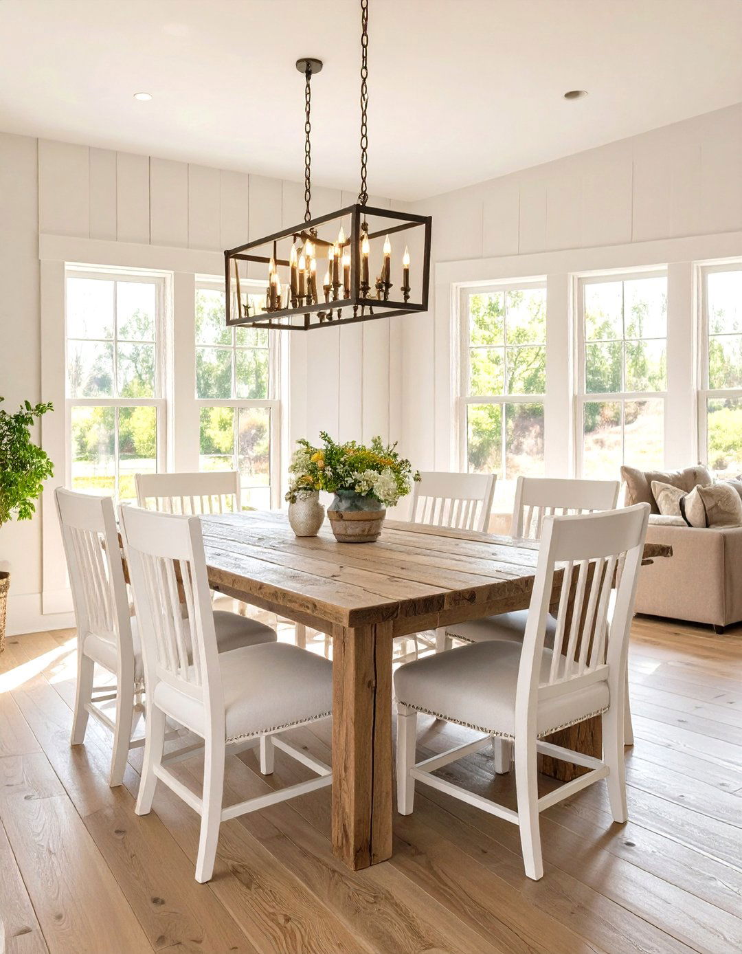The Farmhouse Dining Room with a Mix and Match Approach - 30 modern farm house design ideas