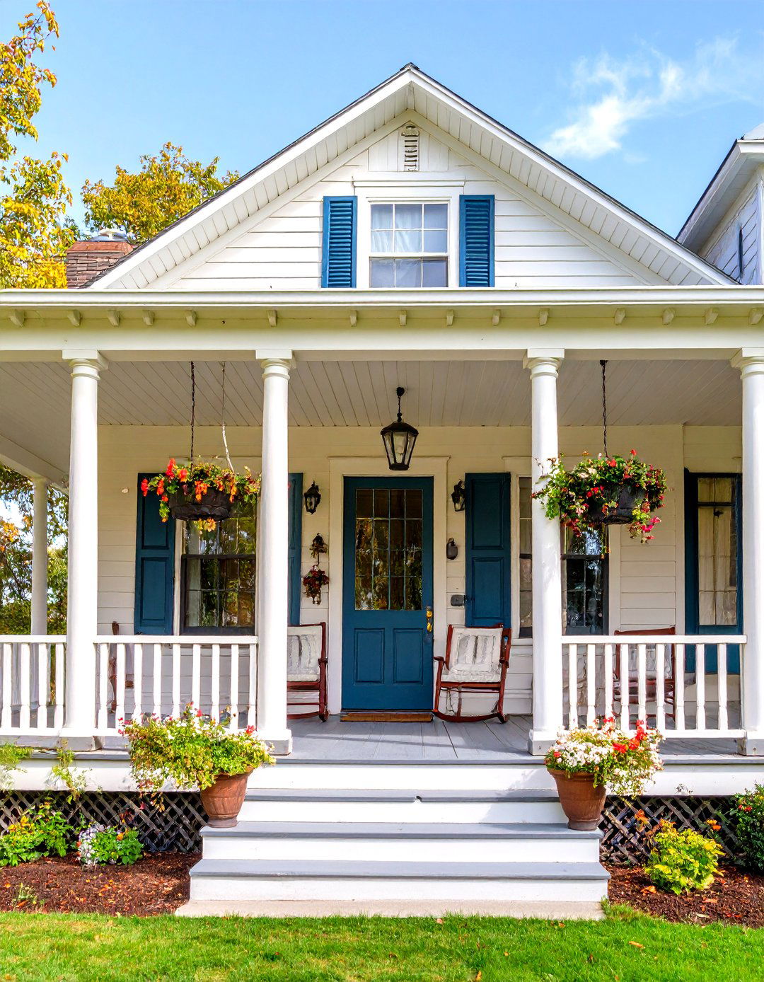 The Farmhouse Duplex with a Wraparound Porch - 30 duplex house design ideas