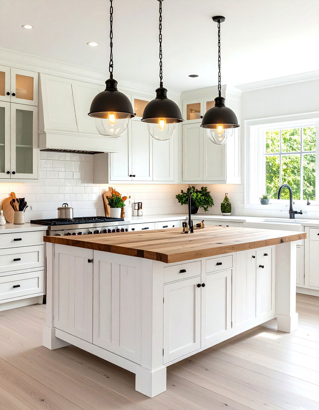 The Farmhouse Kitchen Island Hub - 30 kitchen layout ideas with island