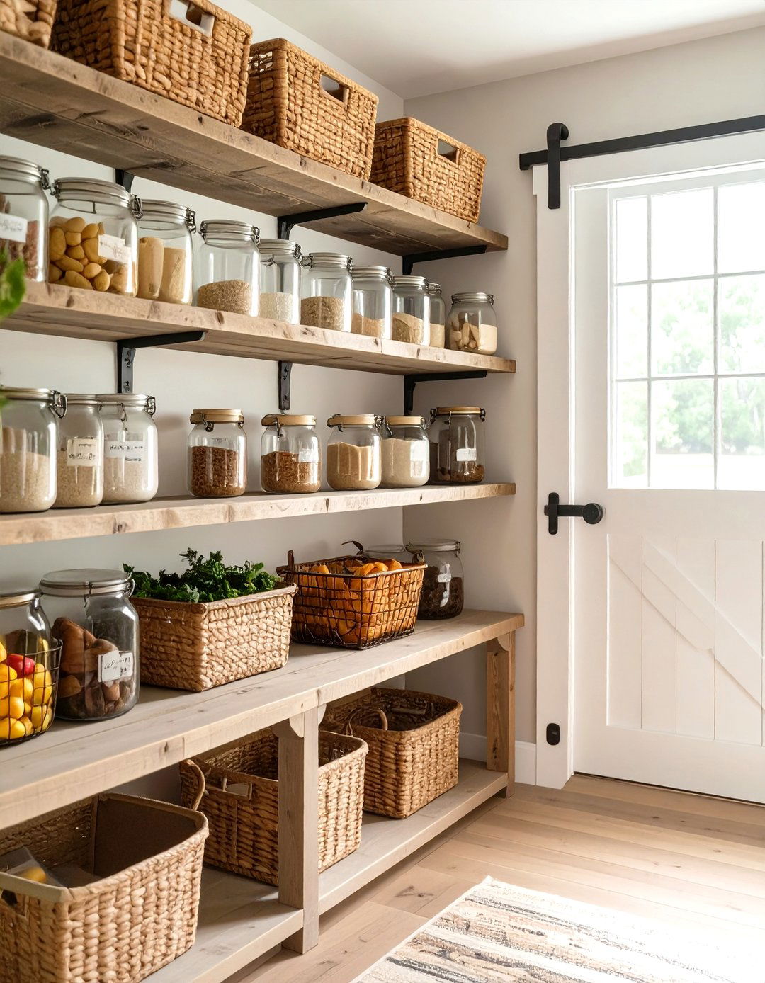 The Farmhouse Pantry Design - 30 organize pantry ideas