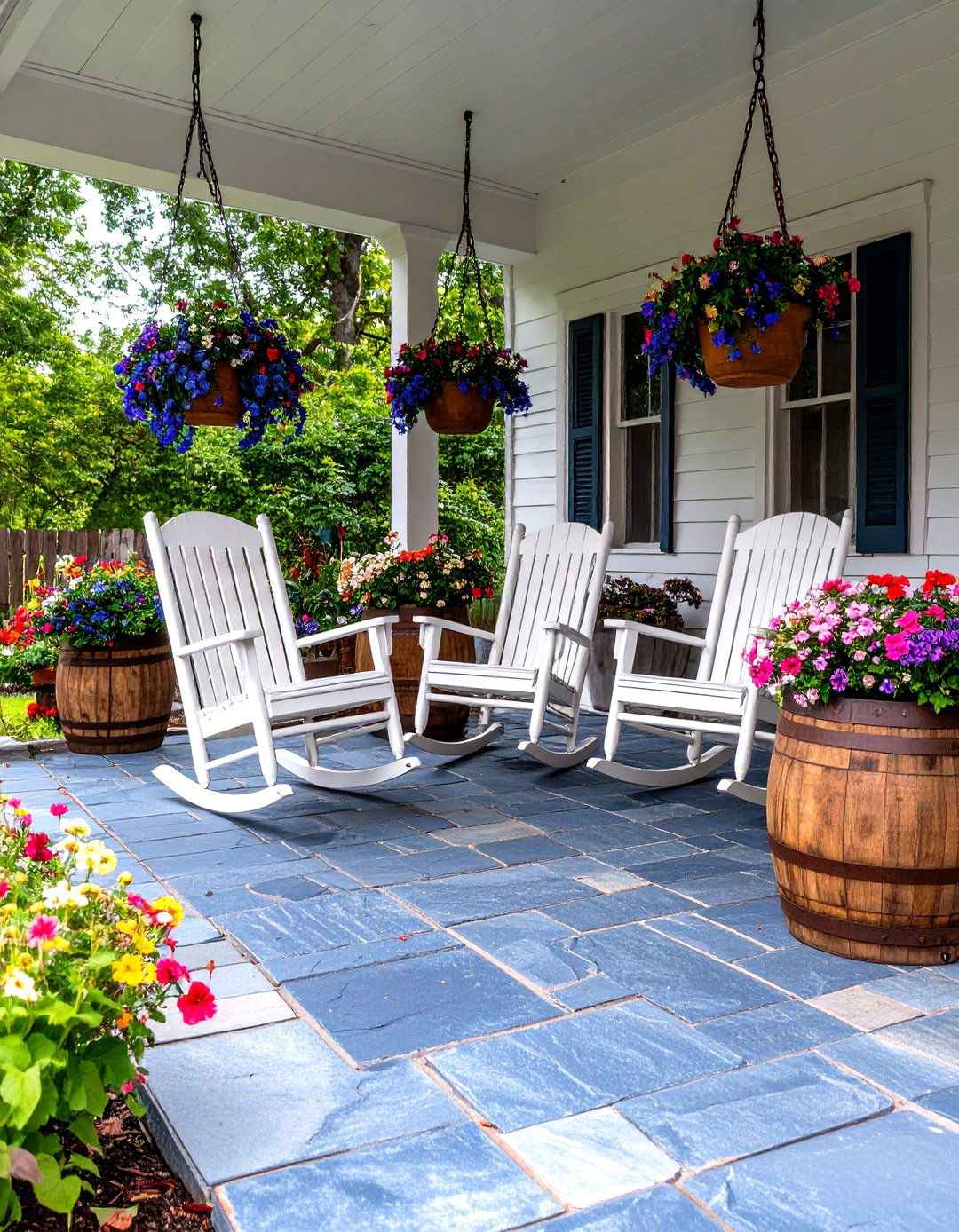The Farmhouse Porch Style Patio