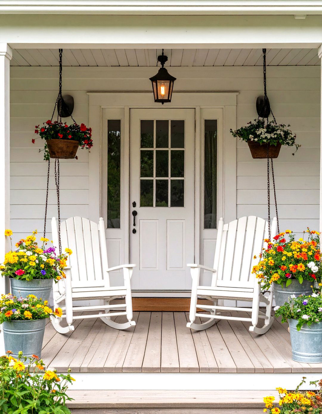The Farmhouse Style Porch - 30 how to design outdoor living spaces ideas