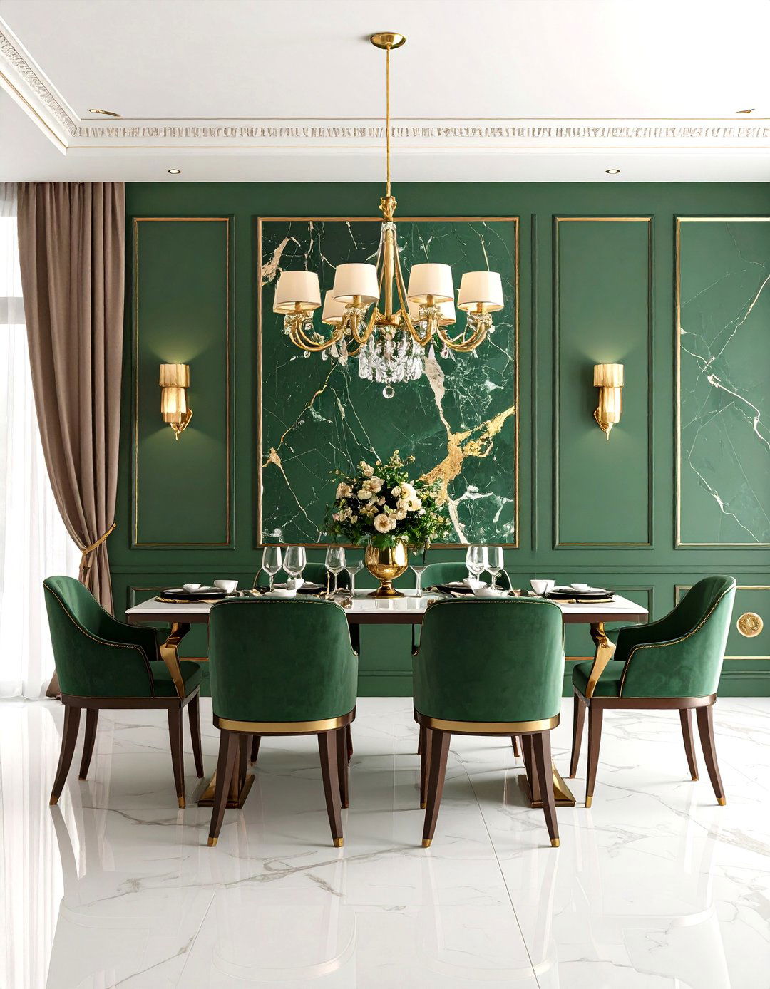 The Faux Finish Wall Treatment - 30 90s interior design ideas