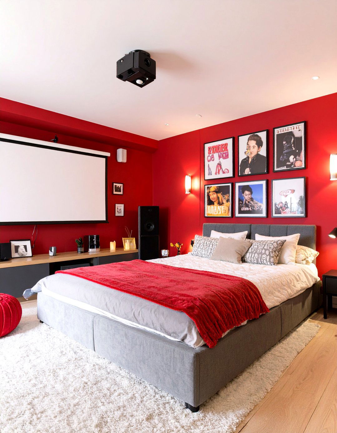 The Film Buffs Cinema Bedroom - 30 guy bedroom ideas