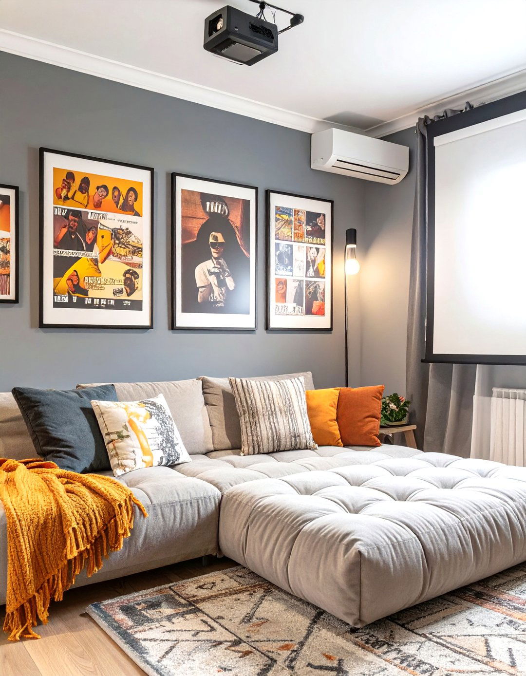 The Film Buffs Screening Room - 30 guys dorm room ideas