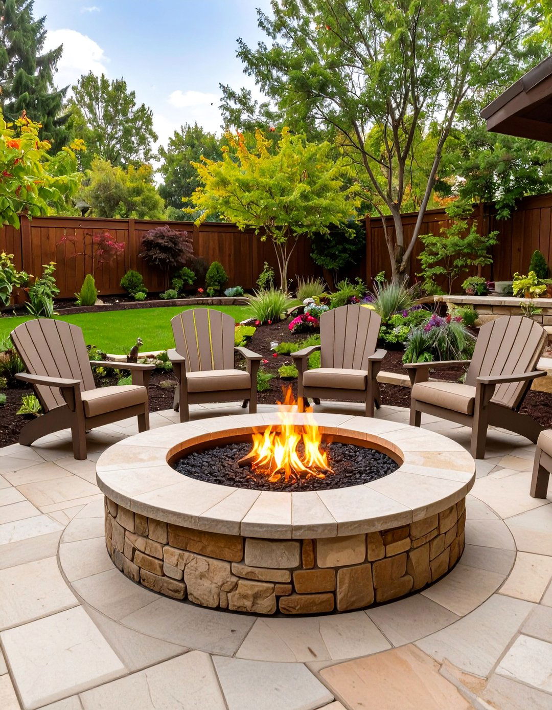 The Fire Pit Gathering Spot - 30 back yard garden ideas