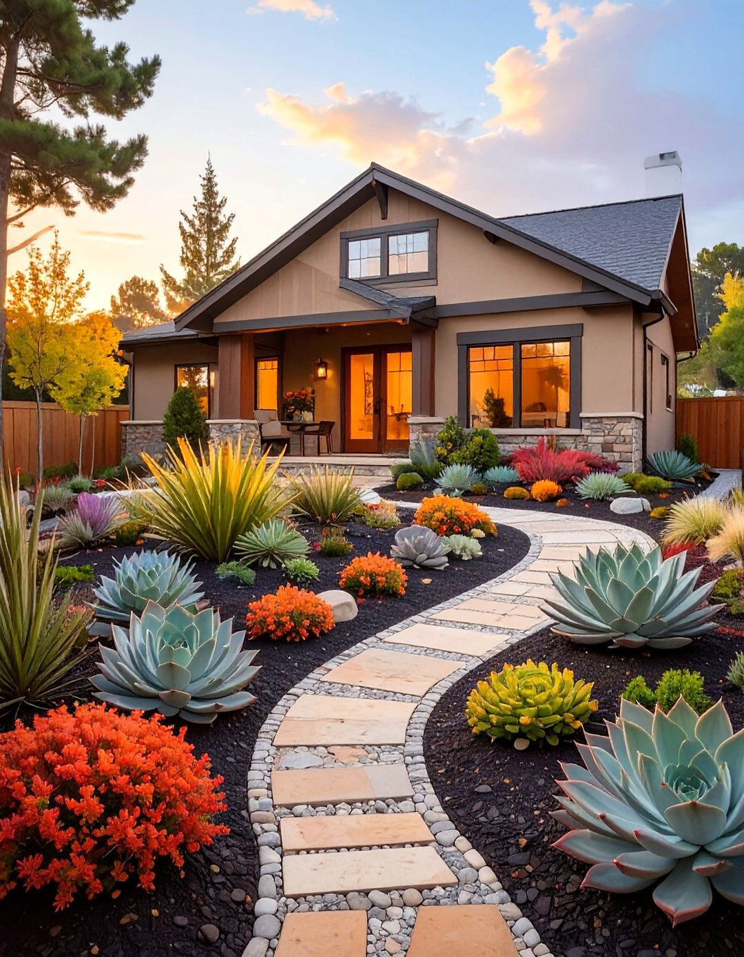 The Fire Resistant Defensible Space - 30 ai sustainable landscape design ideas