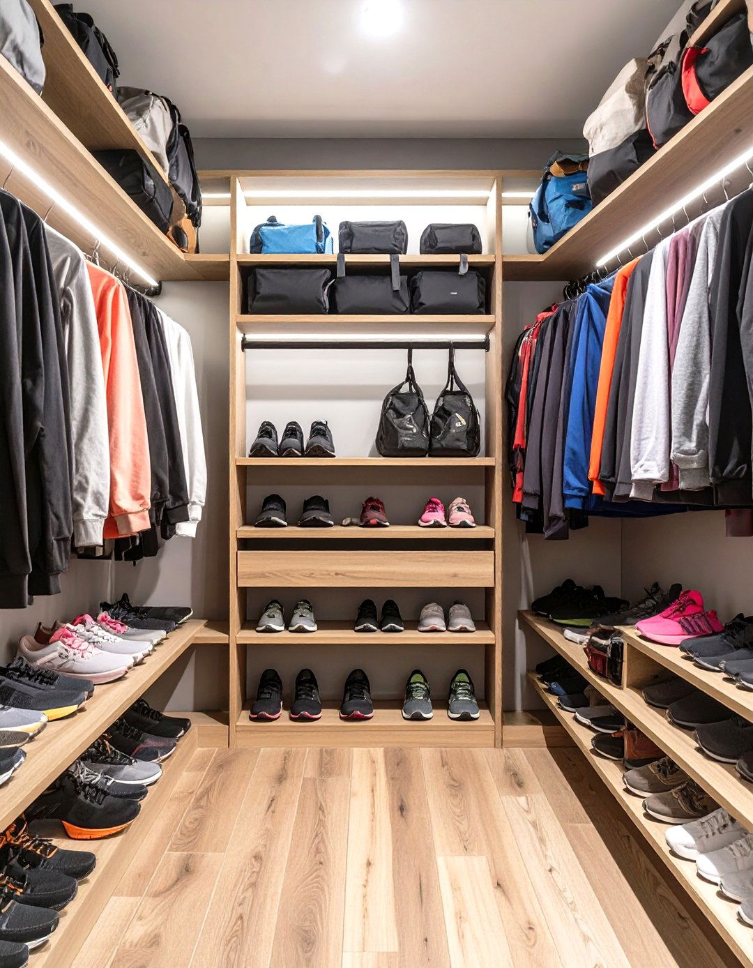 The Fitness Enthusiasts Gear Closet - 30 free closet design tool ideas