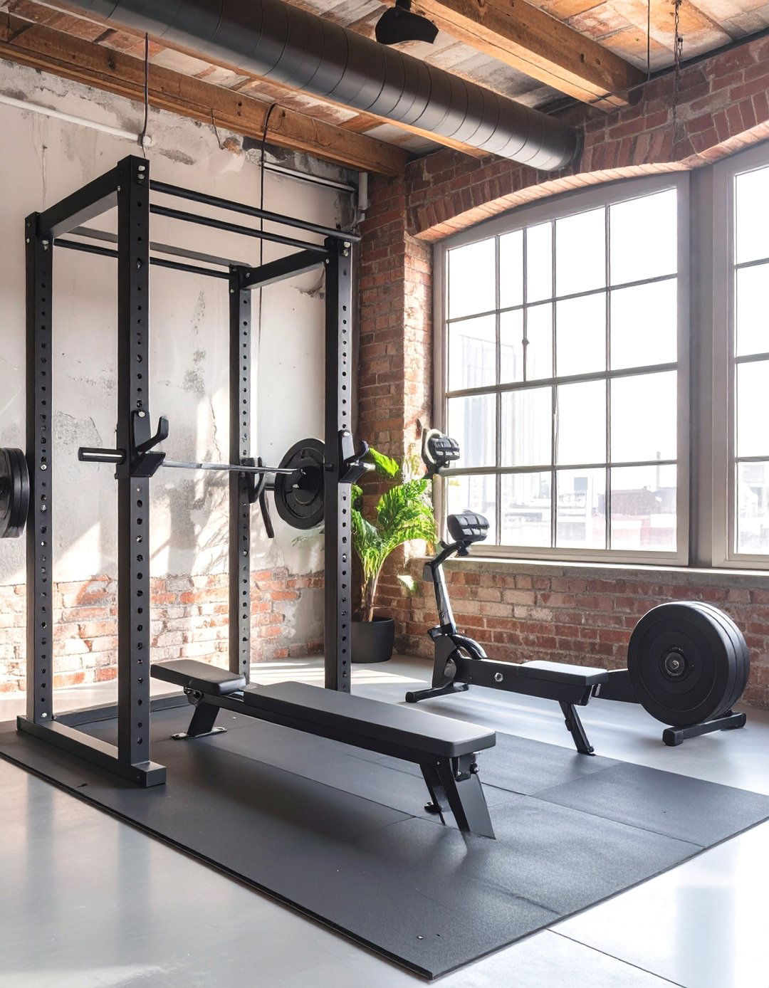 The Fitness Enthusiasts Industrial Loft - 30 ai industrial loft design ideas