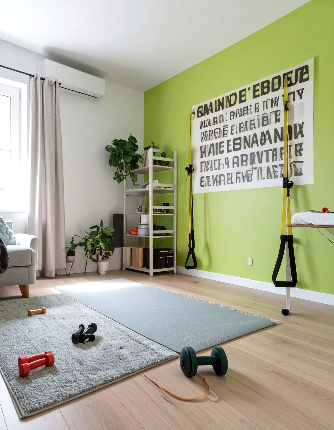 The Fitness Fanatics Dorm Room - 30 boy dorm room ideas