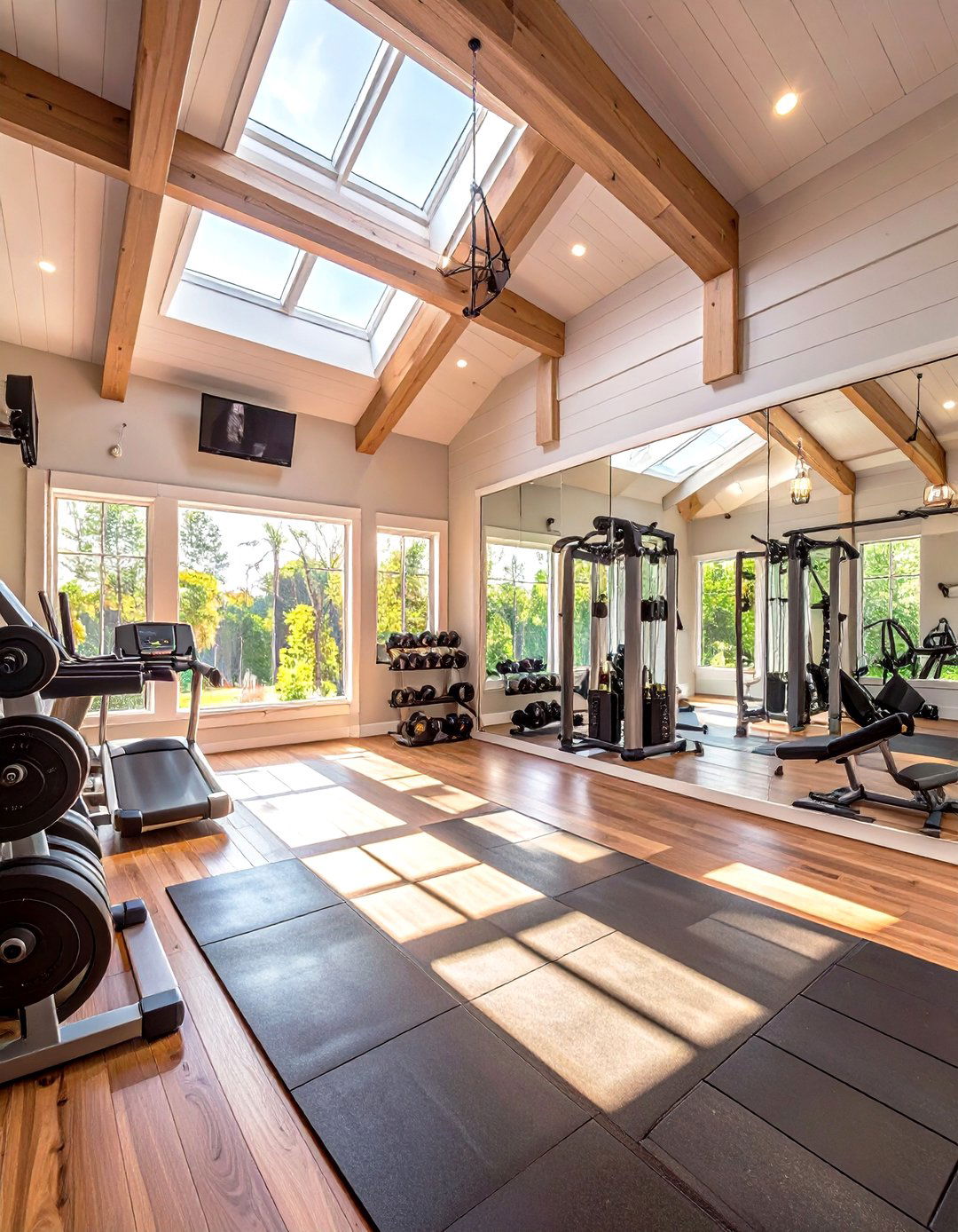 The Fitness and Training Gym Shed - 30 man cave shed ideas